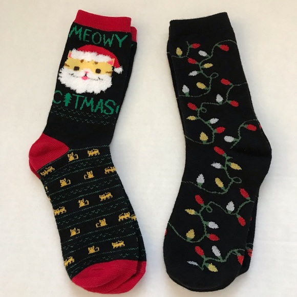 NWOT - Unisex Novelty Christmas Socks - 2 pairs - Picture 4 of 4